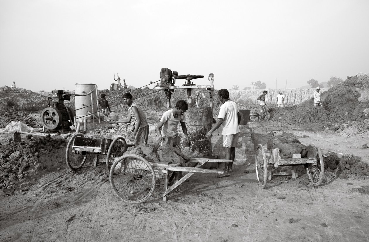 Téglagyárak Kalkuttában, India, 2016 (fotó) alkotó: Jon Nicholson