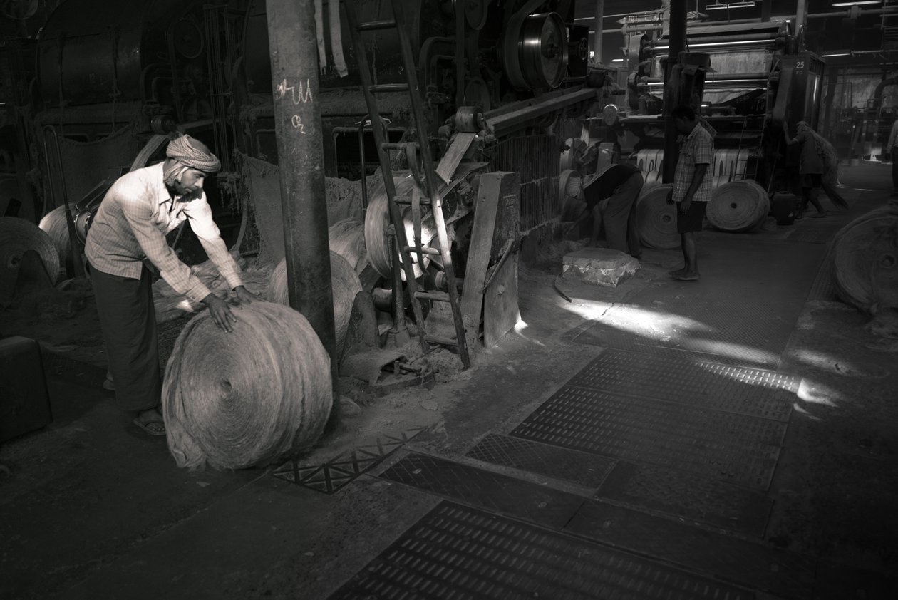 Jutagyár, Kolkata, India, 2017 (fotó) alkotó: Jon Nicholson