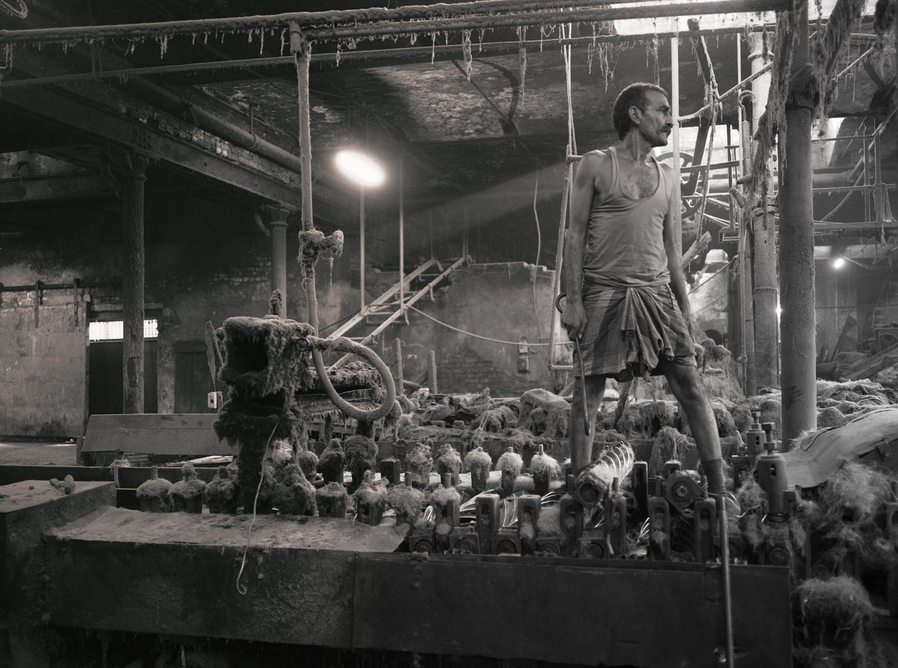 Jutagyár, Kolkata, India, 2017 (fotó) alkotó: Jon Nicholson