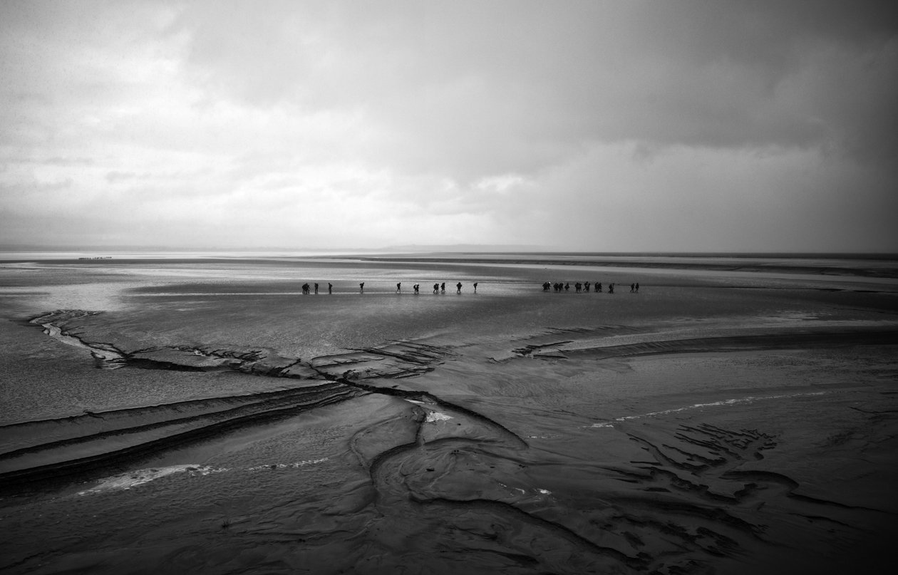 Útban a Mont St Michel felé, 2022 (fotó) alkotó: Jon Nicholson