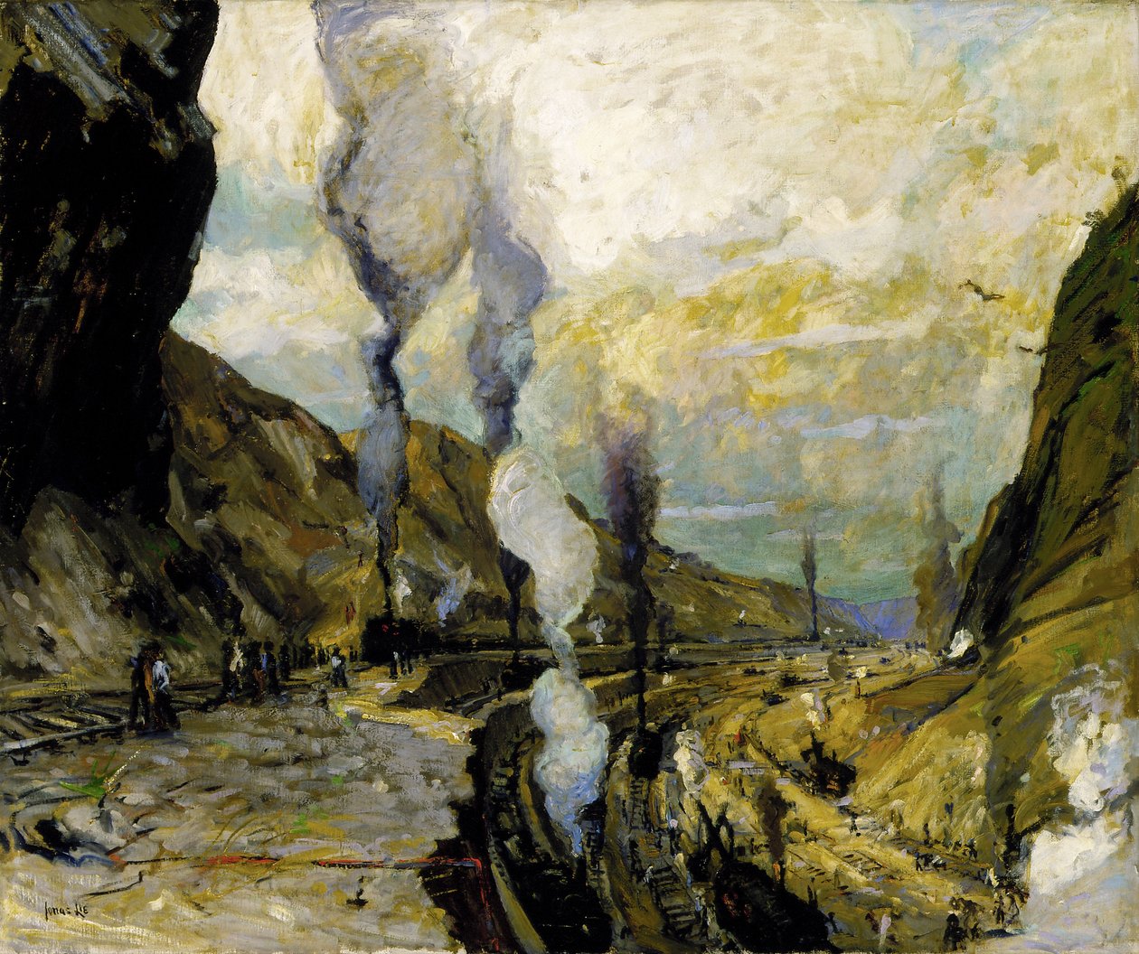 Culebra-vágás, 1913 alkotó: Jonas Lie