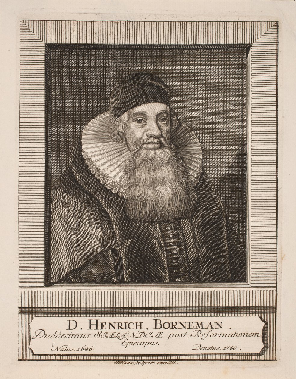 Bornemann Henrik püspök alkotó: Jonas Haas