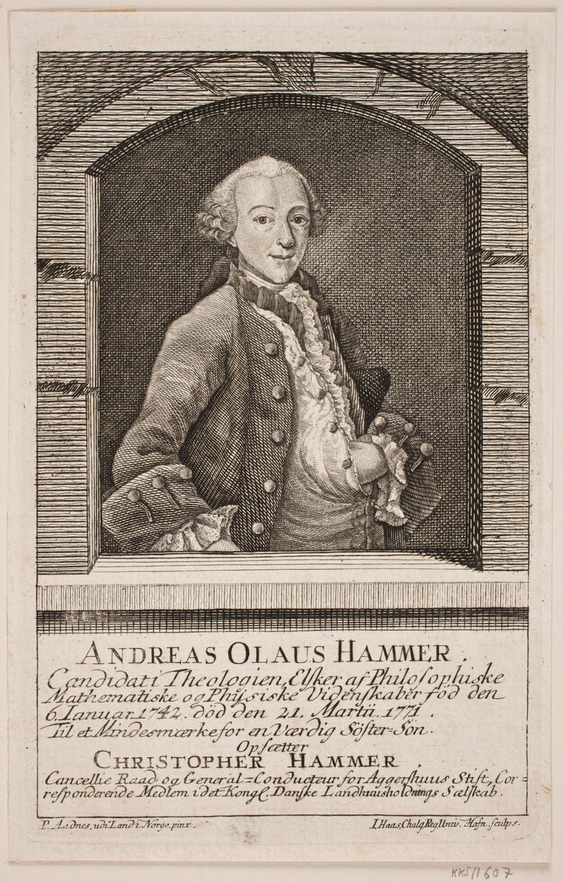 Dán:  Andreas Olaus Hammer alkotó: Jonas Haas