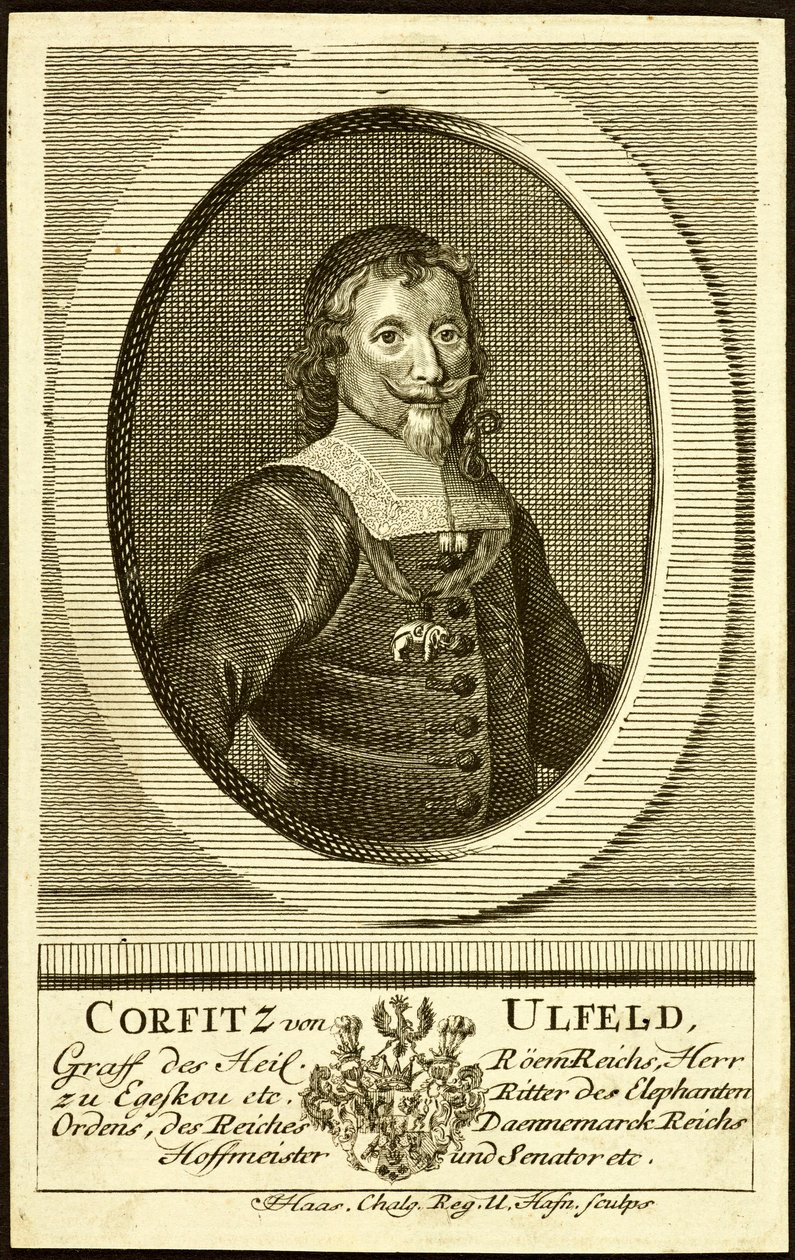 Corfitz Ulfeldt portréja 1606-1664. alkotó: Jonas Haas