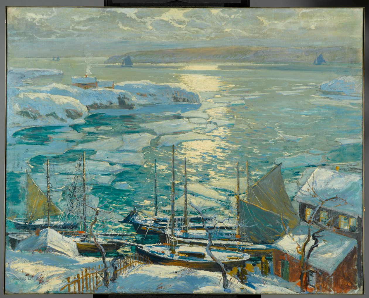 A régi hajók ismét hazahúznak, 1920 alkotó: Jonas Lie