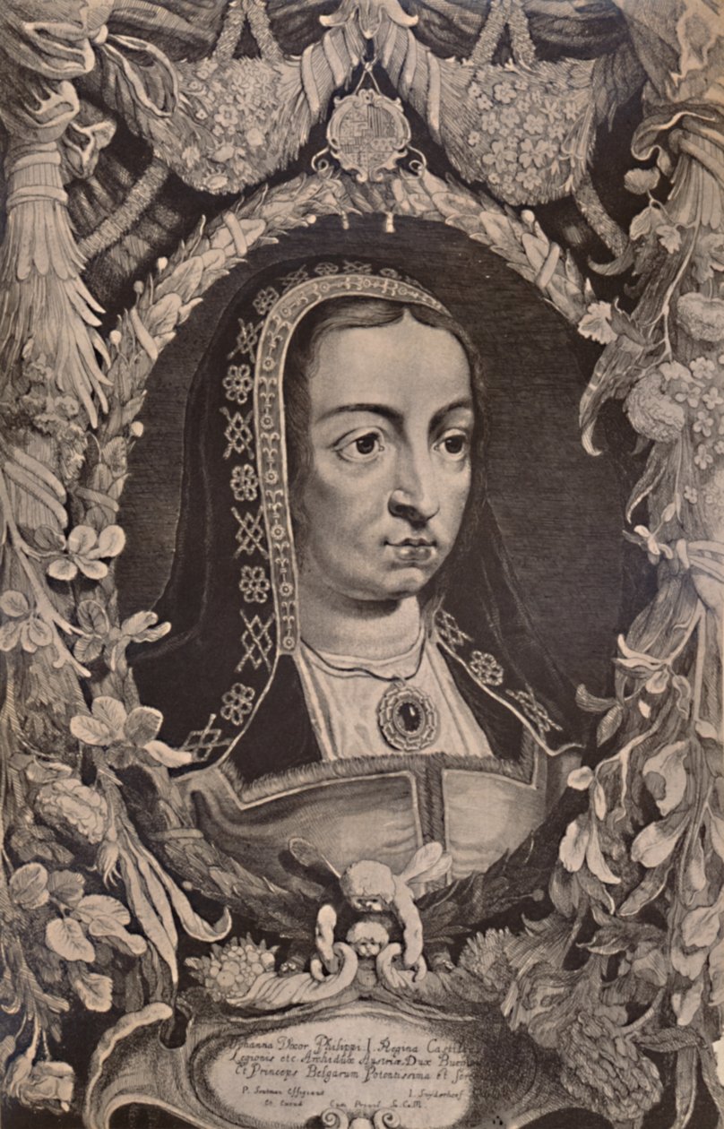 Őrült Joanna, Kasztília királynője, XVII. század 1894 alkotó: Jonas Suijderhoef