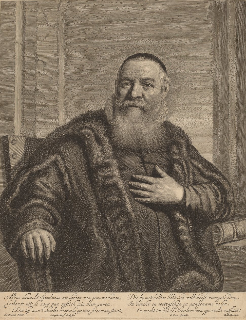 Eleazer Swalmius. alkotó: Jonas Suyderhoef