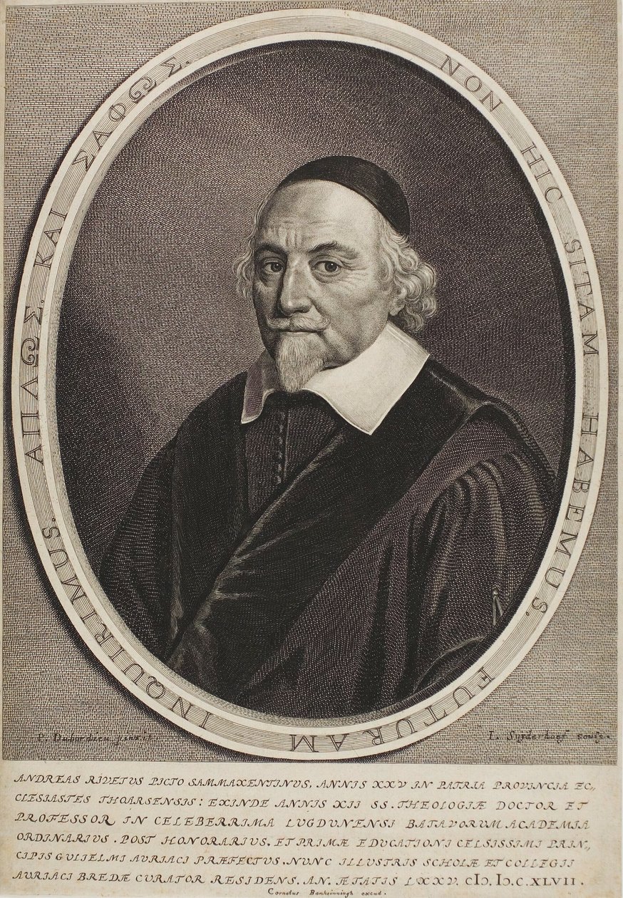 André Rivet portréja alkotó: Jonas Suyderhoef