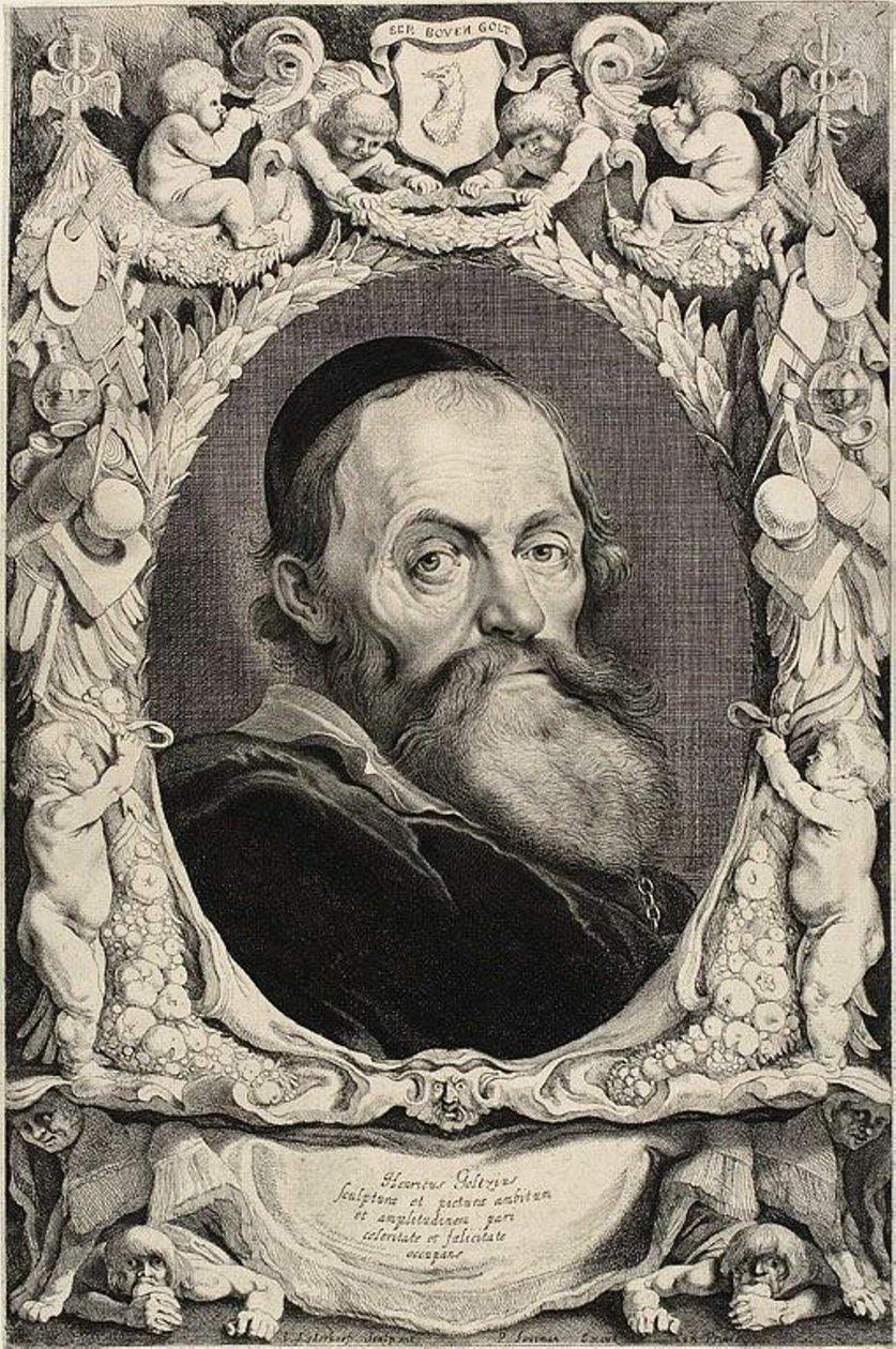 Hendrik Goltzius portréja alkotó: Jonas Suyderhoef