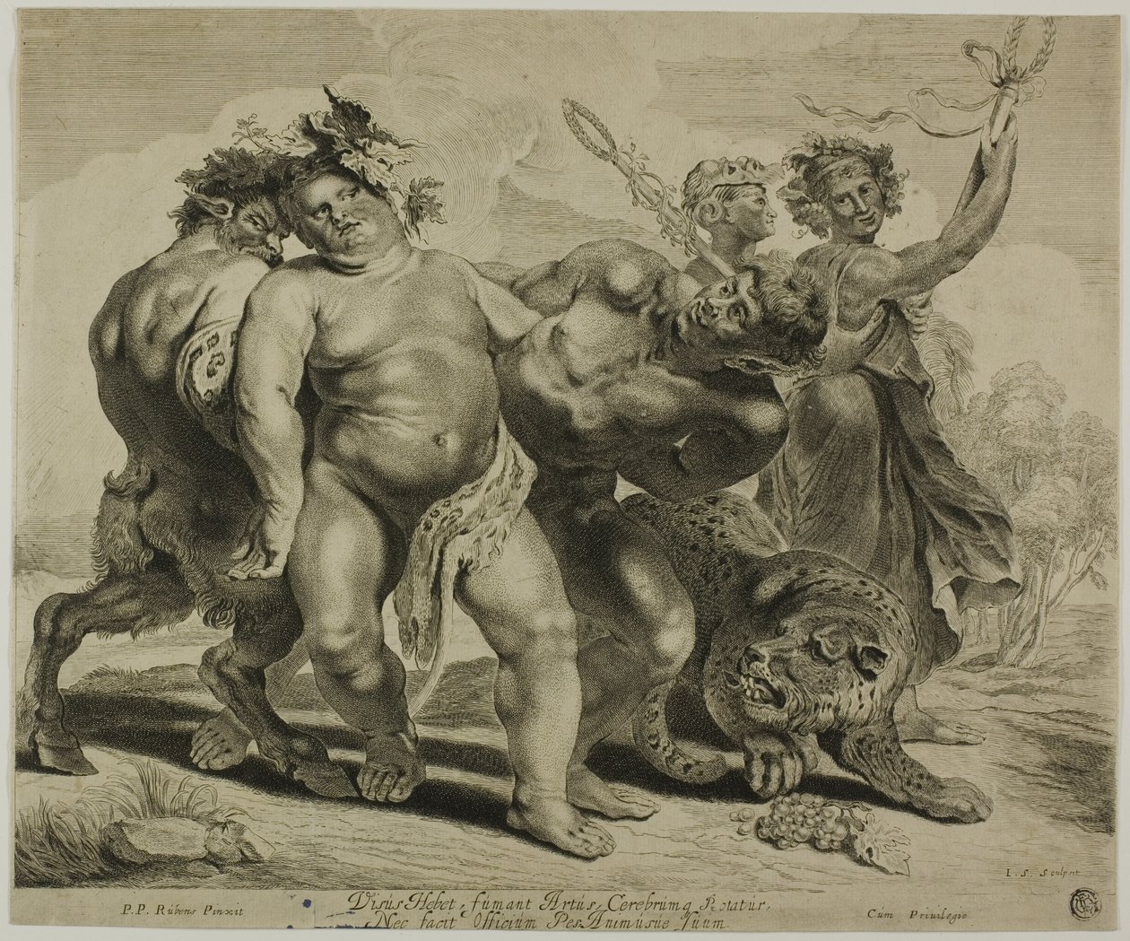 Bacchus diadala alkotó: Jonas Suyderhoef