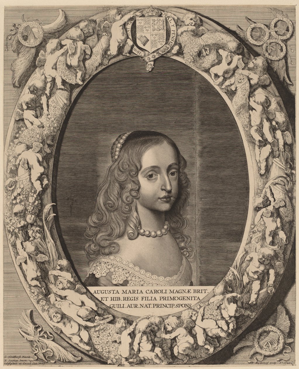Stuart Mária alkotó: Jonas Suyderhoff after Gerrit van Honthorst