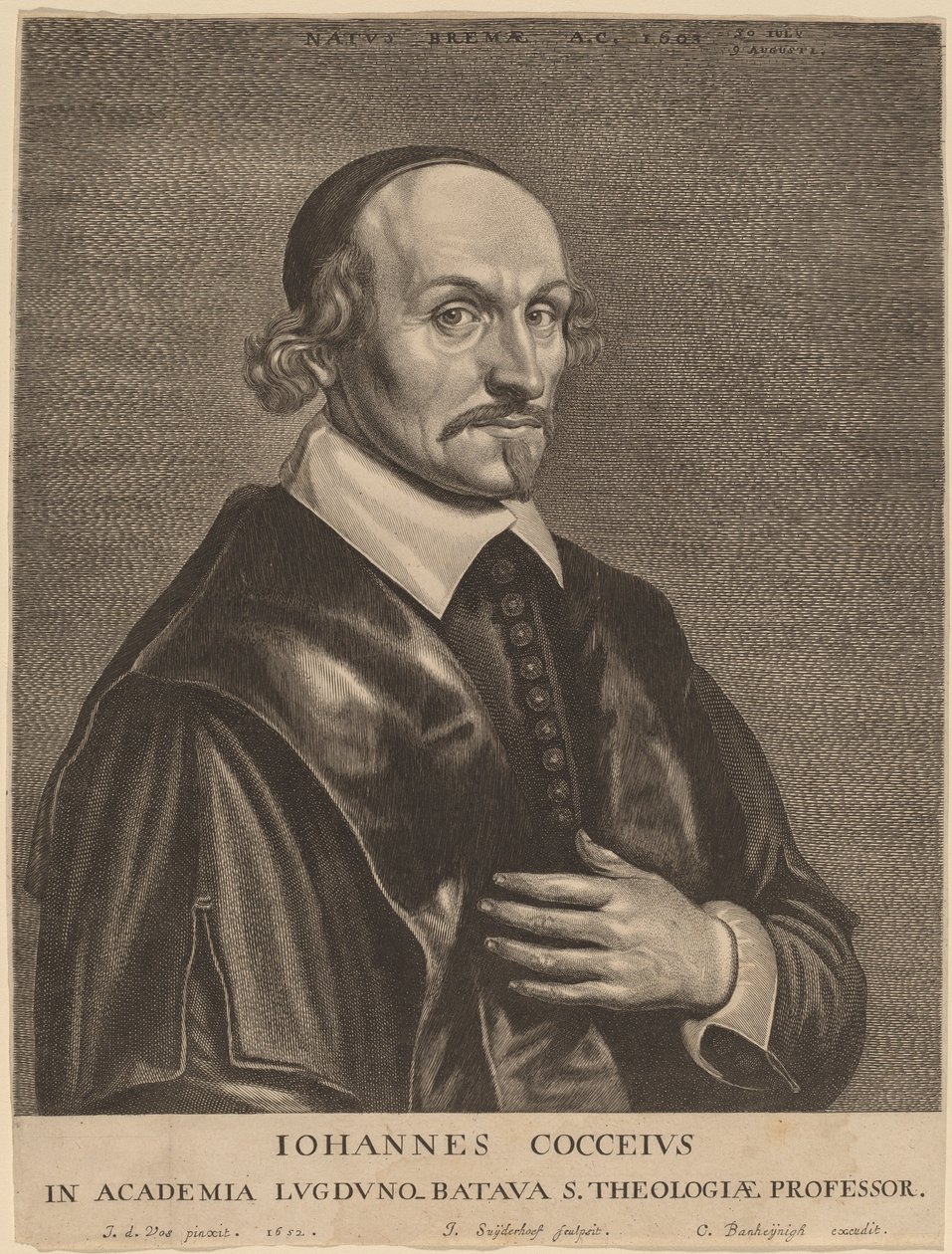 Johannes Cocceius alkotó: Jonas Suyderhoff after Jan de Vos
