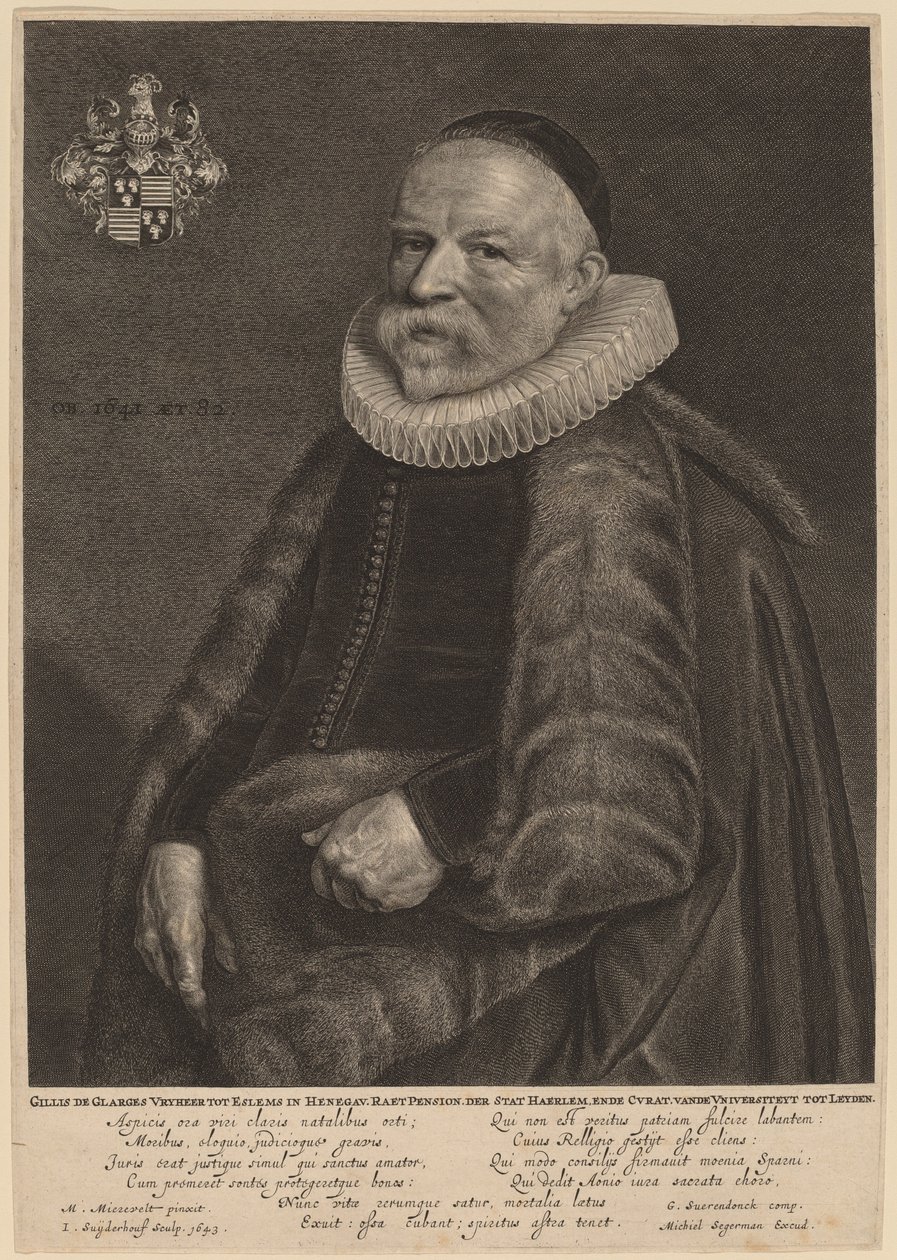 Gillis de Glarges alkotó: Jonas Suyderhoff after Michiel van Miereveld