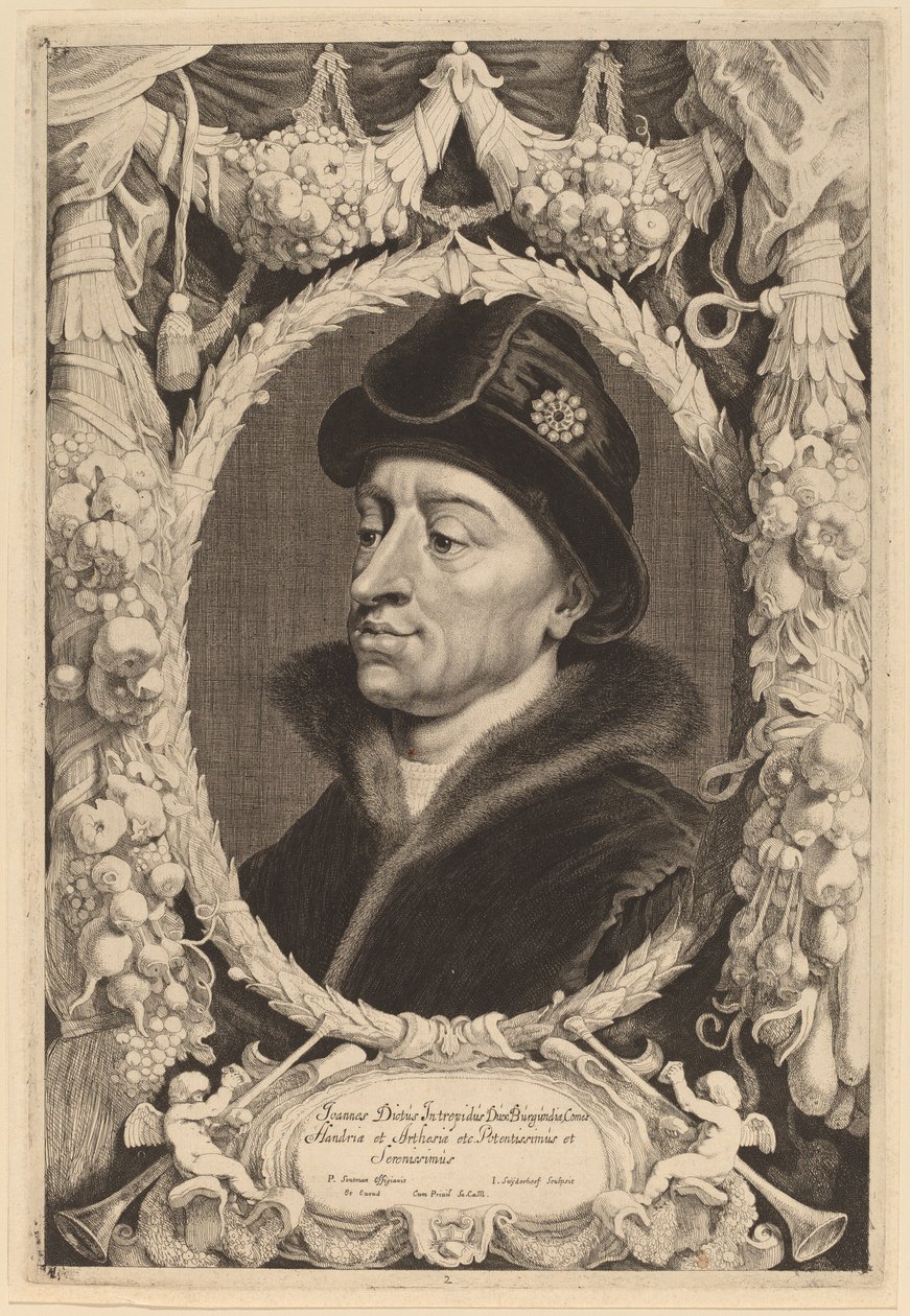 Rettenthetetlen János, Burgundia hercege alkotó: Jonas Suyderhoff after Pieter Claesz Soutman