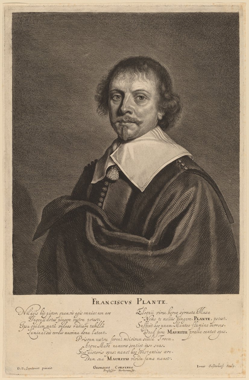 Francis Plante alkotó: Jonas Suyderhoff after Pieter Dircksz Santvoort