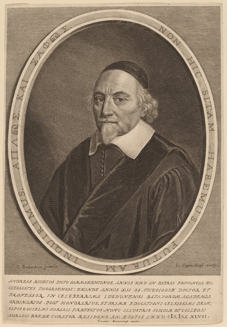 Andreas Rivetus alkotó: Jonas Suyderhoff after Pieter Dubordieu