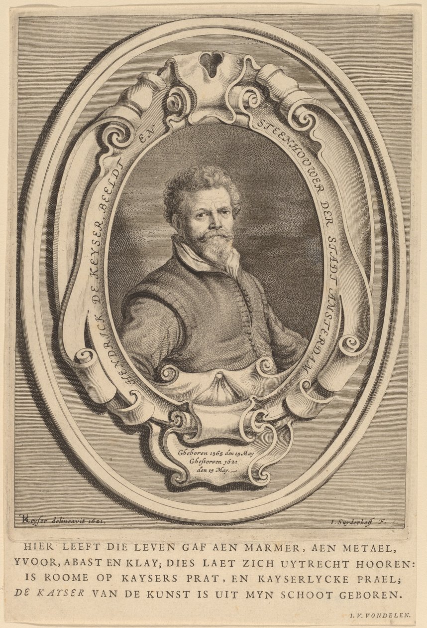 Hendrick de Keyser alkotó: Jonas Suyderhoff after Thomas de Keyser