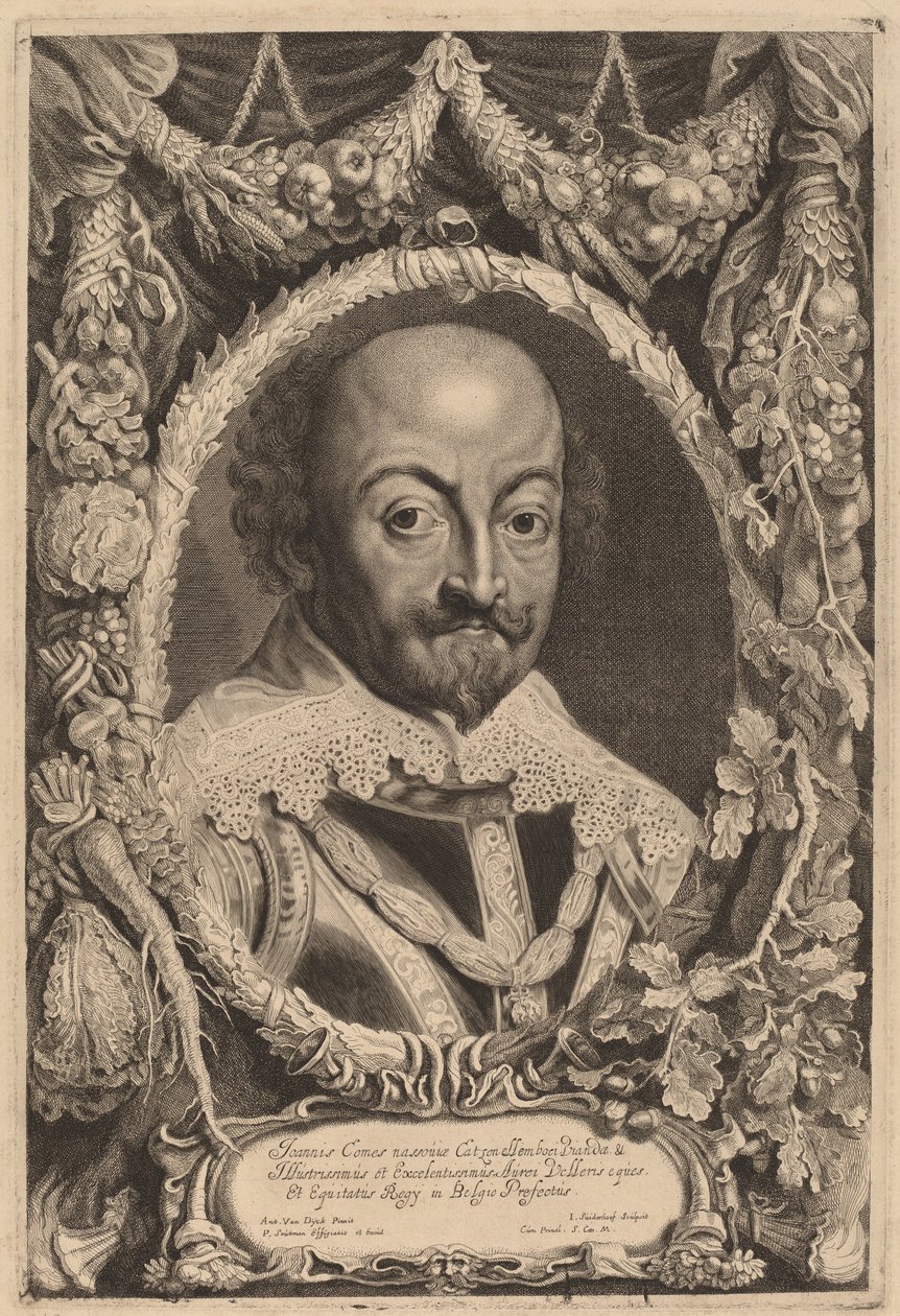 János, Nassau grófja alkotó: Jonas Suyderhoff and Pieter Claesz Soutman after Sir Anthony van Dyck