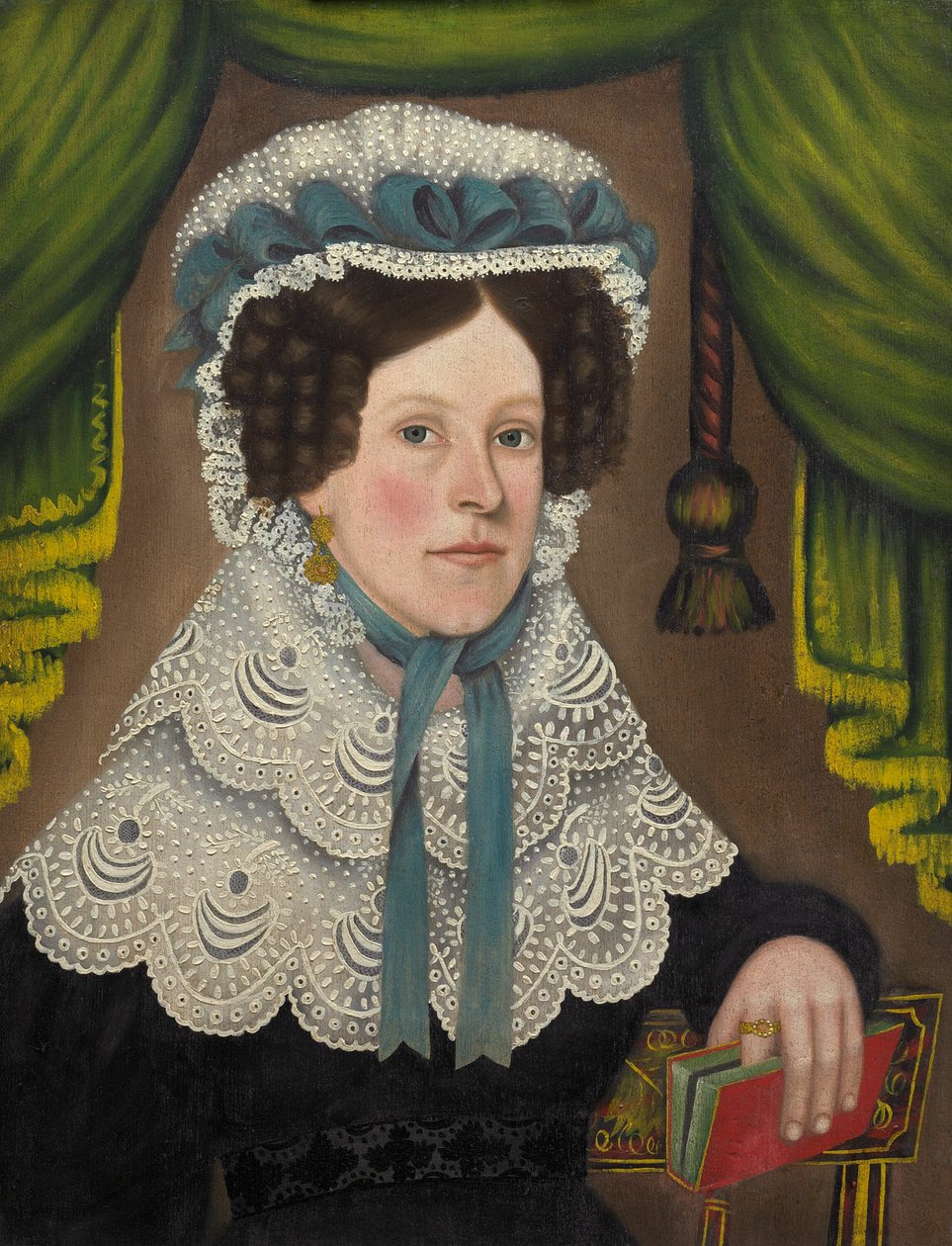 Nő könyvvel, 182730. alkotó: Jonas Welch Holman