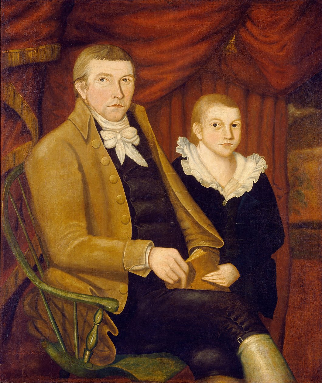 Apa és fia, 1800. alkotó: Jonathan Budington