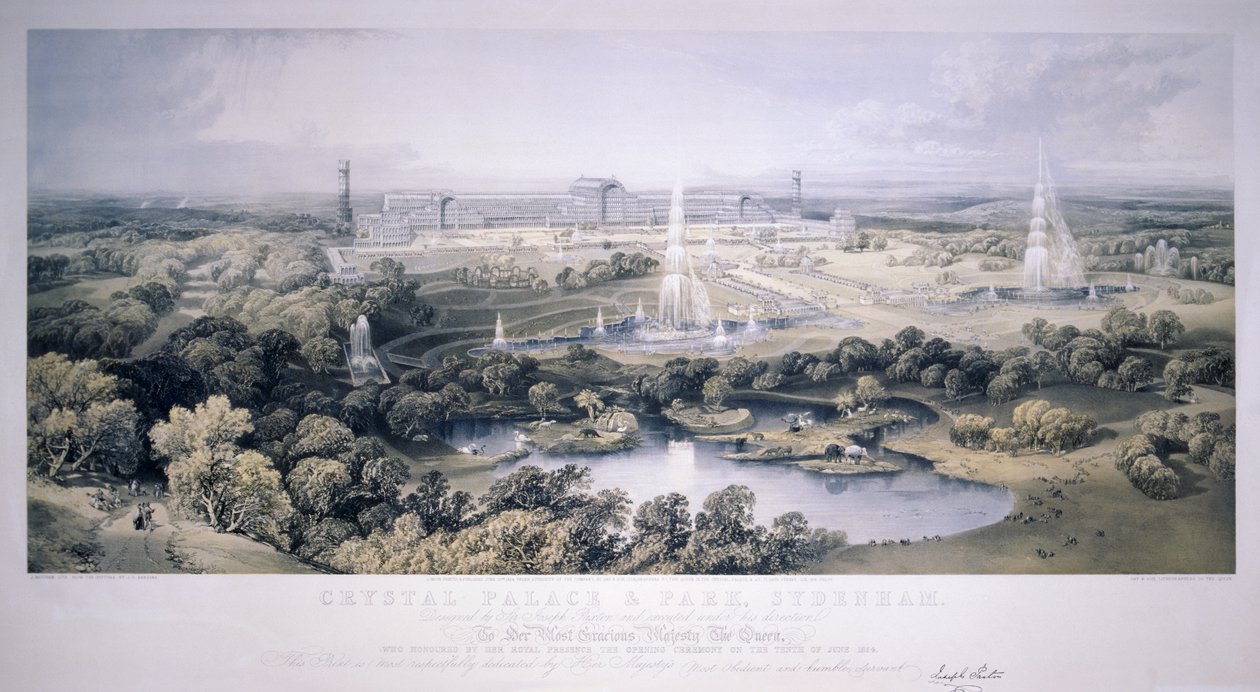 Crystal Palace, Sydenham, London, 1854 alkotó: Jonathan Needham