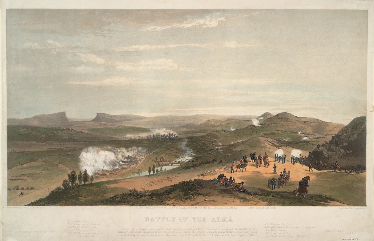 Az almai csata 1854. szeptember 20-án alkotó: Jonathan Needham