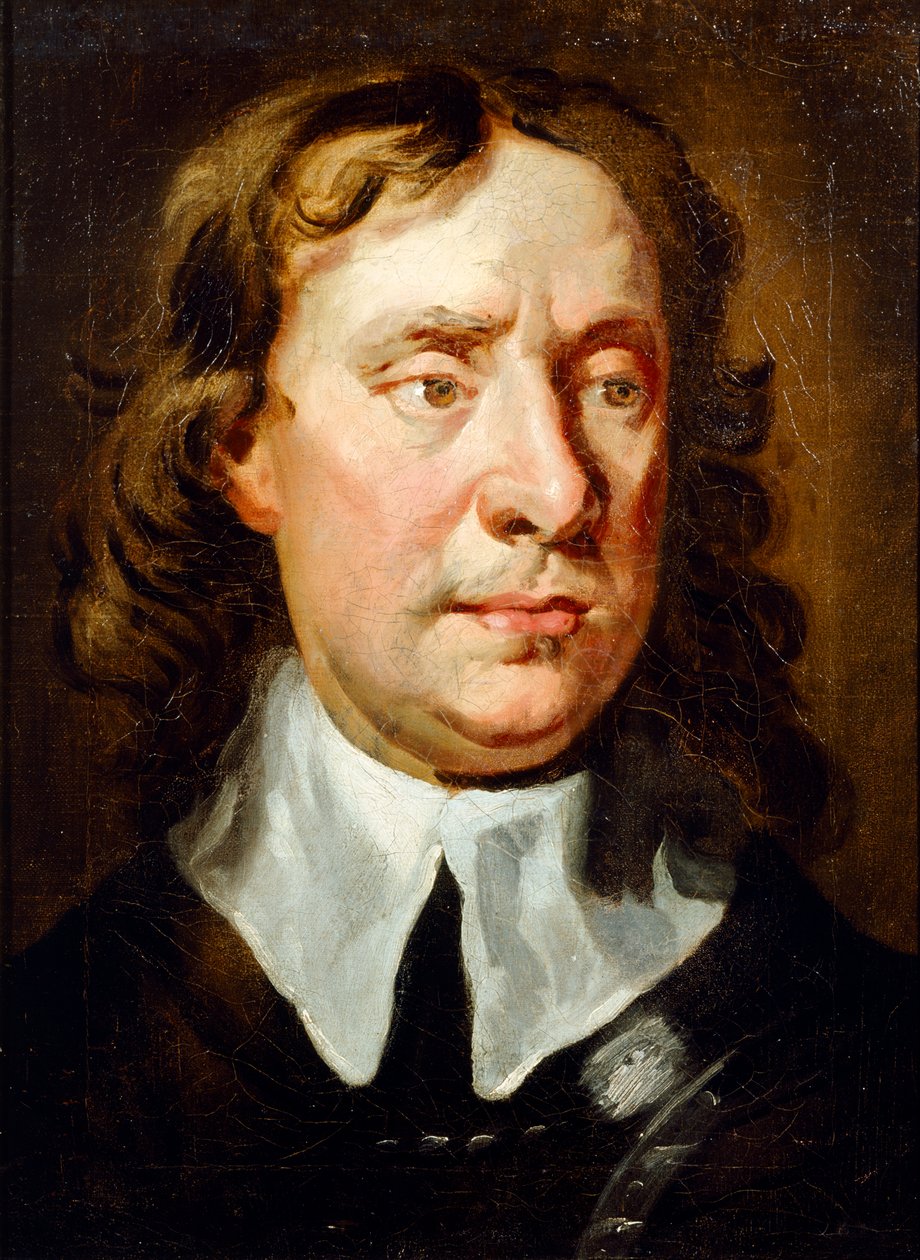 Oliver Cromwell portréja (olaj, vászon) alkotó: Jonathan Richardson