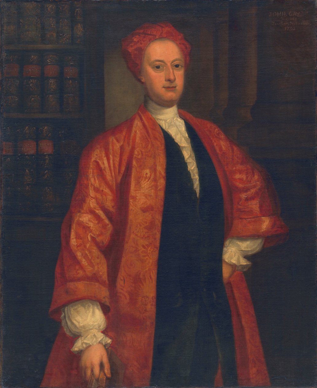 Ismeretlen férfi, John Gay alkotó: Jonathan Richardson