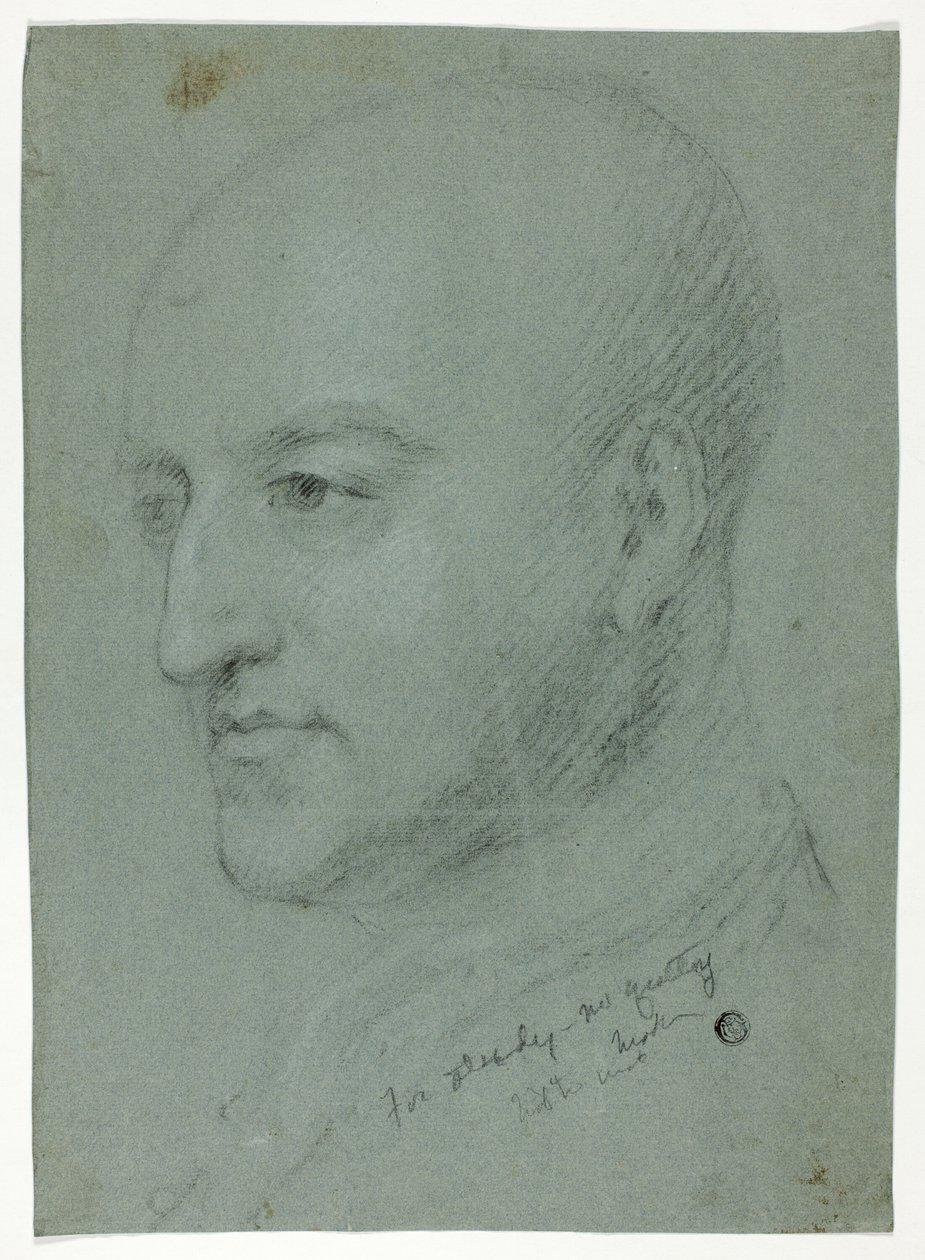 Férfi fej (recto); női fej (verso) alkotó: Jonathan Richardson the Elder