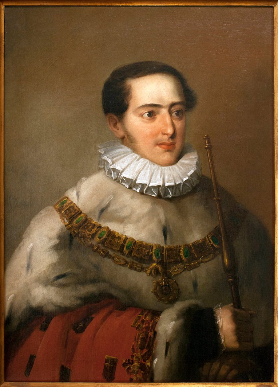 Don Miguel I portréja (I. Michael Portugália alkotó: João Baptista Ribeiro