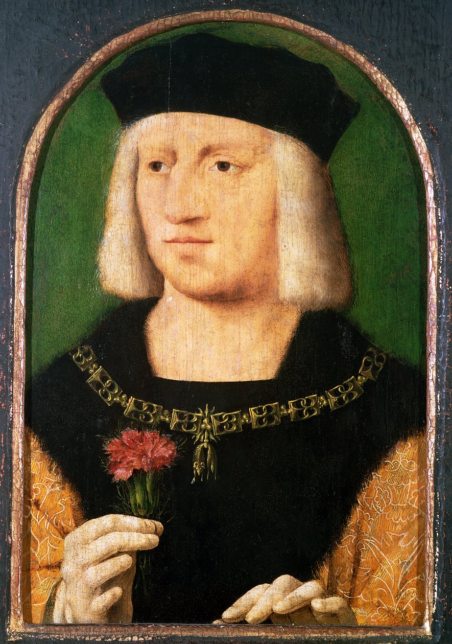 I. Maximilianus császár, 1508-1509 körül (panel) alkotó: Joos van Cleve