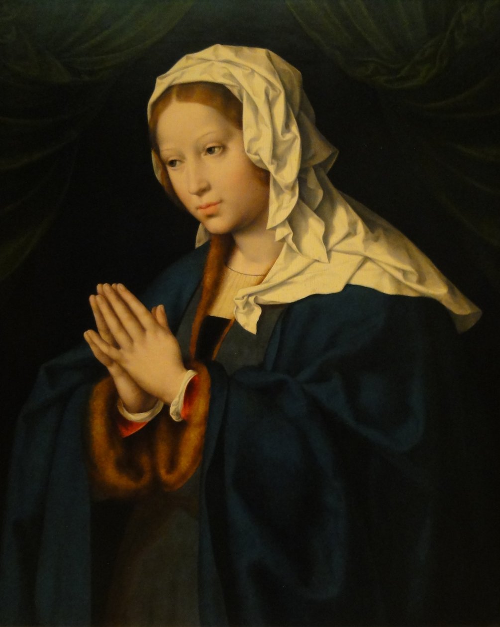 Imádkozó Mária alkotó: Joos van Cleve