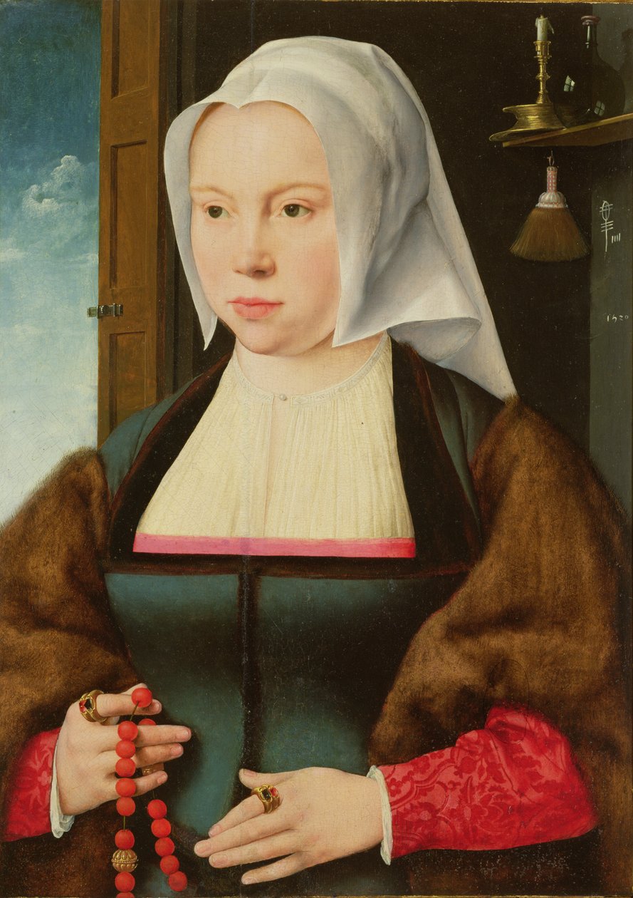 Egy ismeretlen hölgy portréja, 1527 alkotó: Joos van Cleve