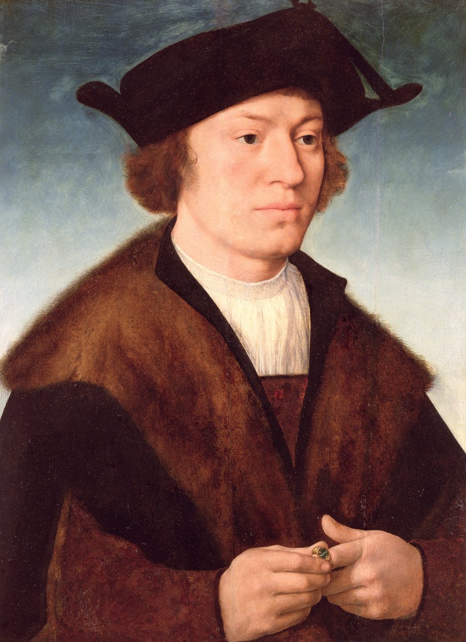 Egy ismeretlen férfi portréja, 1520 alkotó: Joos van Cleve