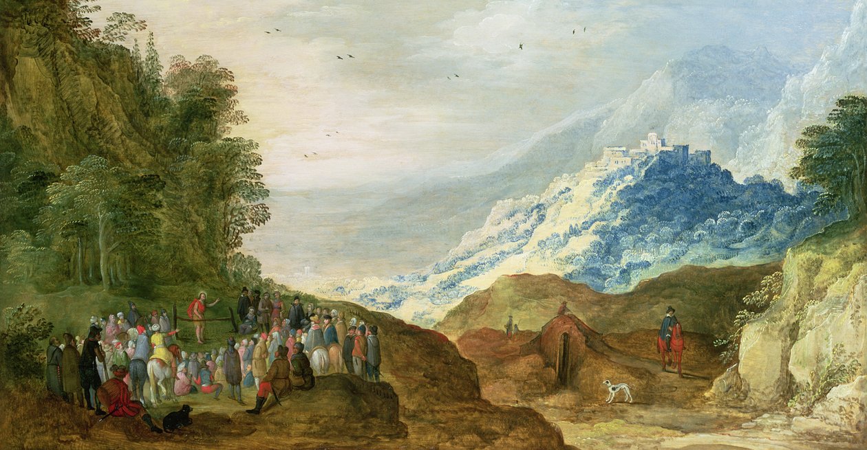A Hegyi beszéd (valószínűleg Hans Jordaens figurái) alkotó: Joos or Josse de Momper