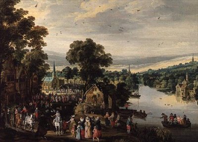 Village Fete alkotó: Joos or Josse de The Younger Momper