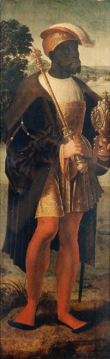 Balthazar, a mór király, 1525 körül (olaj, tábla) alkotó: Joos van (attr. to) Cleve