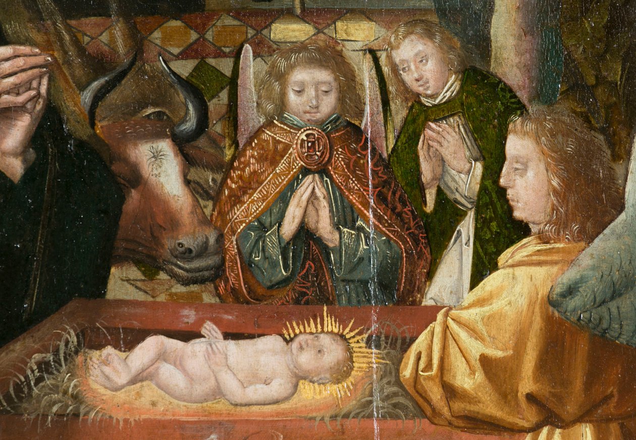 Betlehemi triptichon, 1540 körül (fára festett) alkotó: Joos van (attr. to) Cleve
