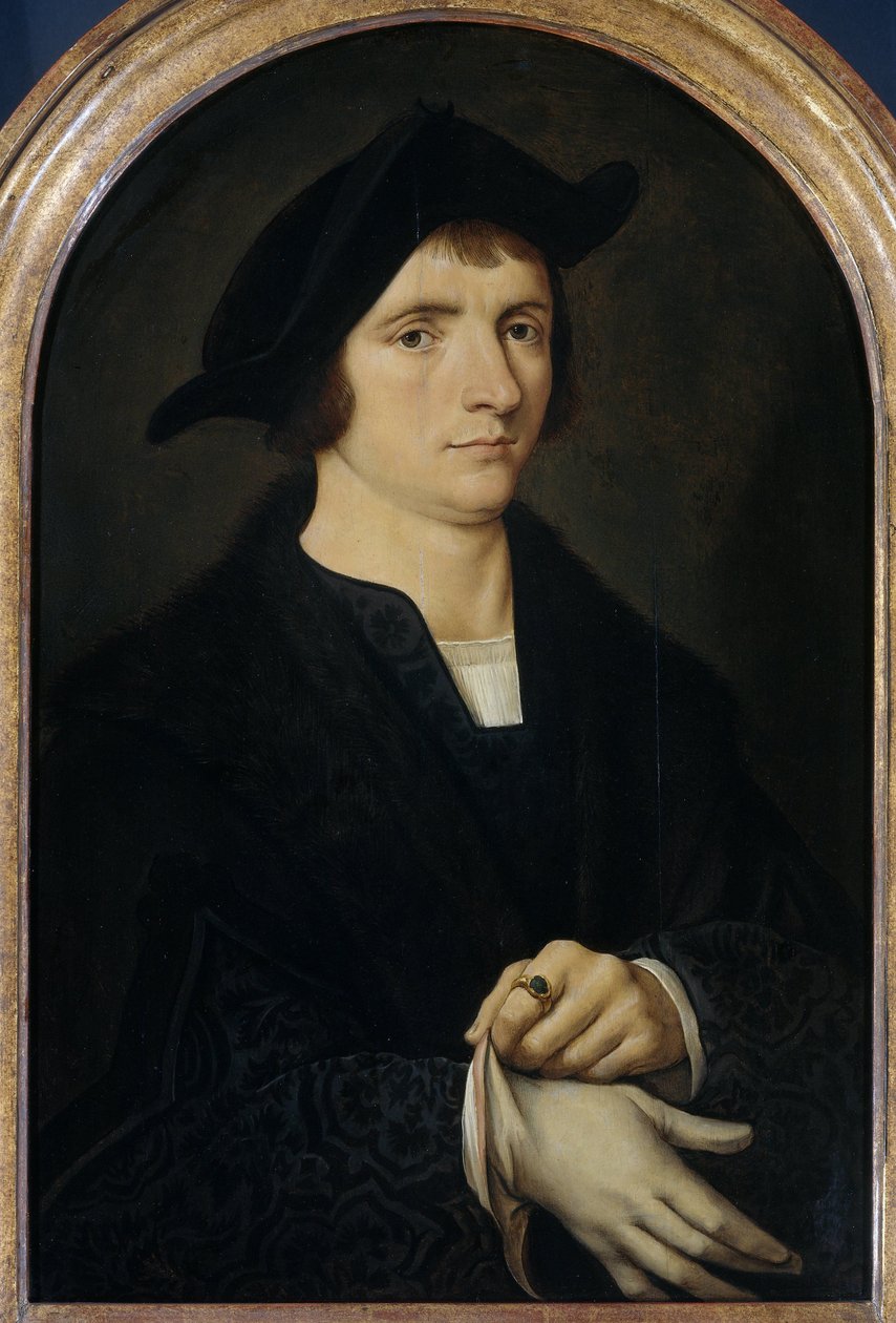 Joris Vezeleer portréja alkotó: Joos van Cleve (copy after)