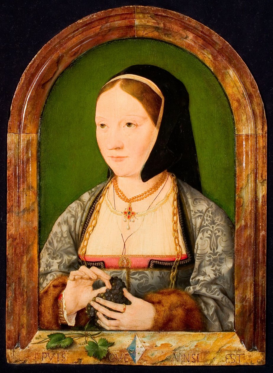 Agniete van den Rijne portréja alkotó: Joos van Cleve