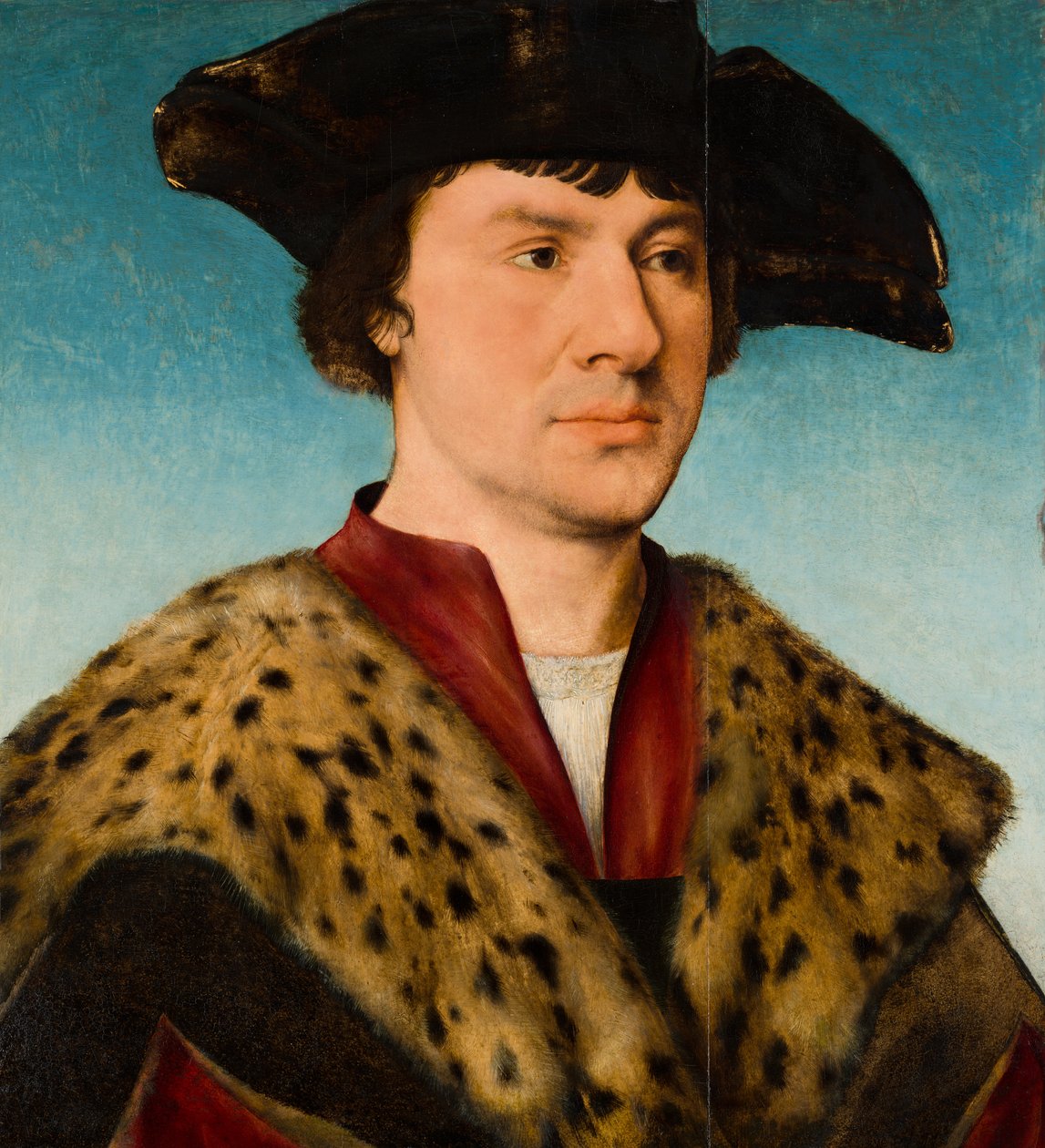 Férfi portréja, 1520-30 körül alkotó: Joos van Cleve