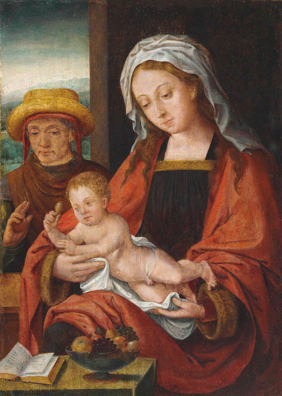 A Szent Család alkotó: Joos van Cleve