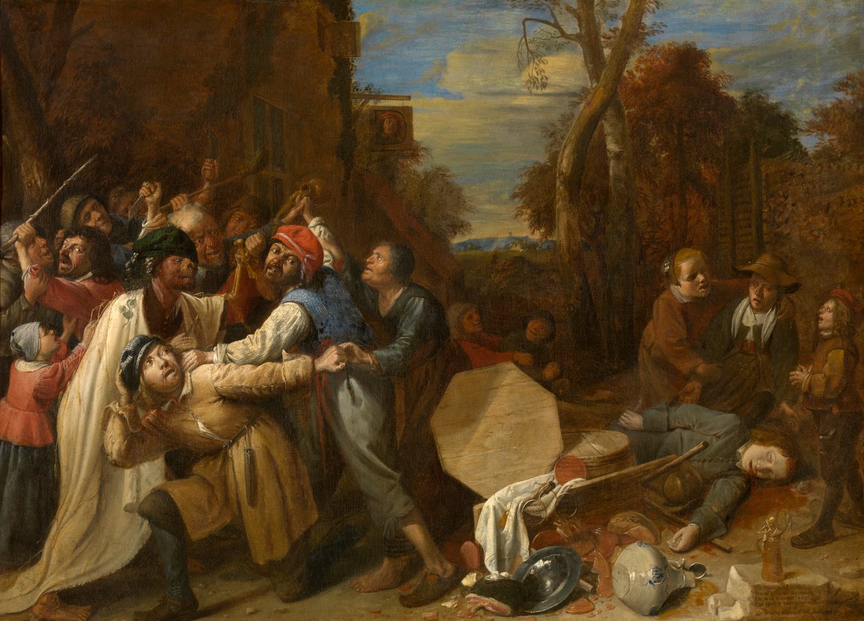 A halál heves és gyors (olaj, vászon) alkotó: Joos van Craesbeeck