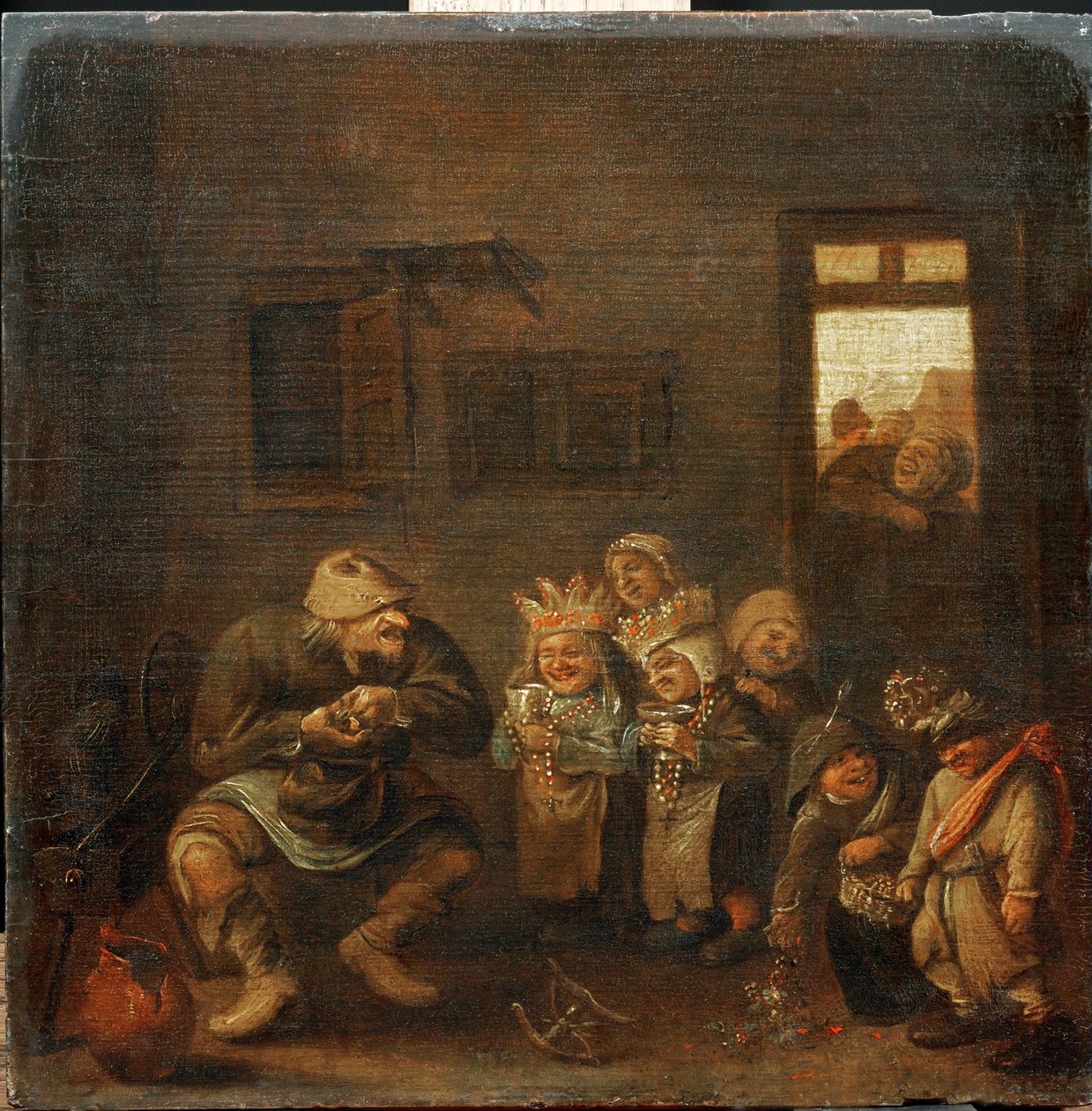 Fete des enfants le jour du Mardi-gras Gyermekfarsangi mulatság Nagypénteken ... alkotó: Joos van Craesbeeck