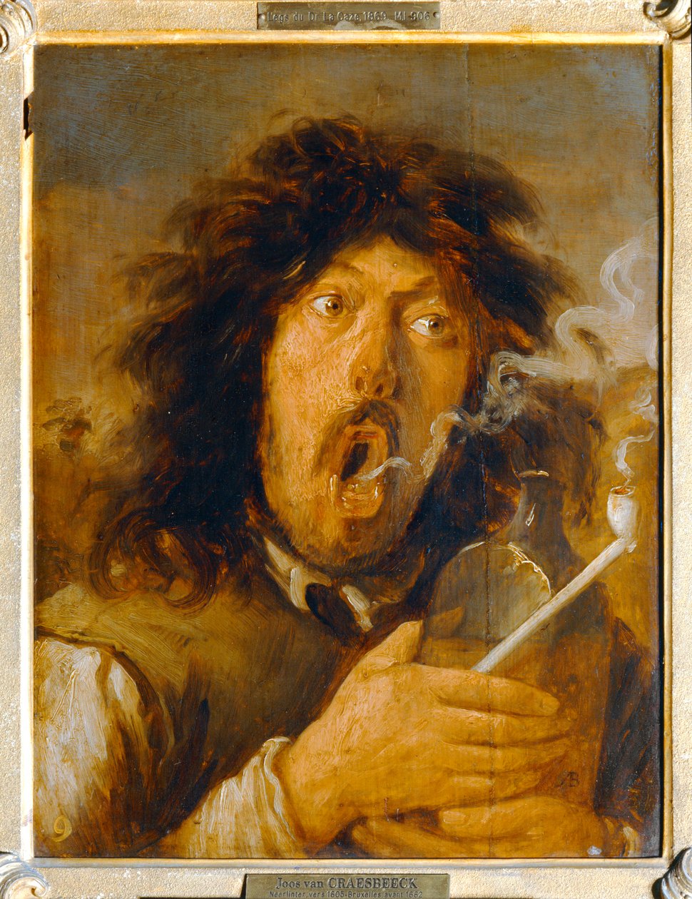 Le Fumeur - A füstölő ... alkotó: Joos van Craesbeeck