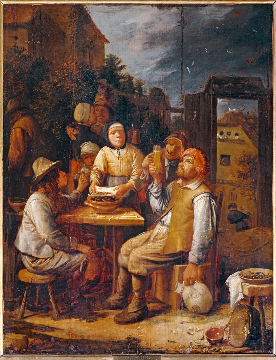 Les Mangeurs de moules - A kagylóevők ... alkotó: Joos van Craesbeeck