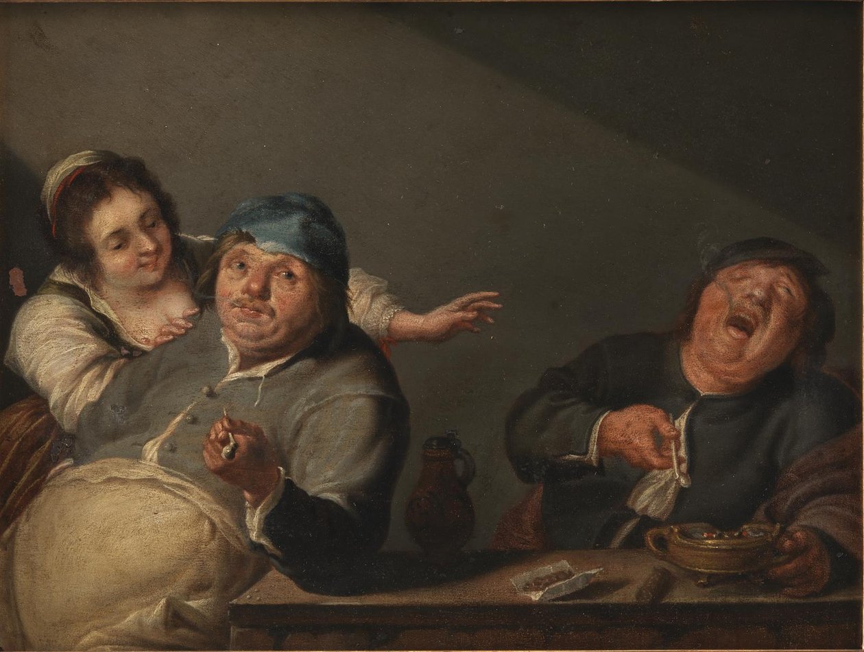 Dohányosok alkotó: Joos van Craesbeeck