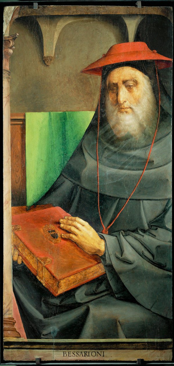 Bessarion bíboros, humanista és tudós bizánci ... alkotó: Joos van Gent (fl.1460 75)