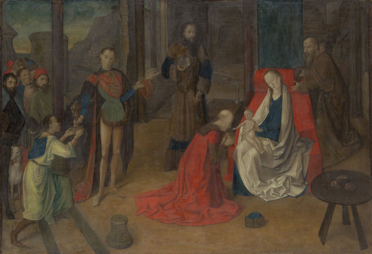 A mágusok imádása, kb. 1465. alkotó: Joos van Wassenhove