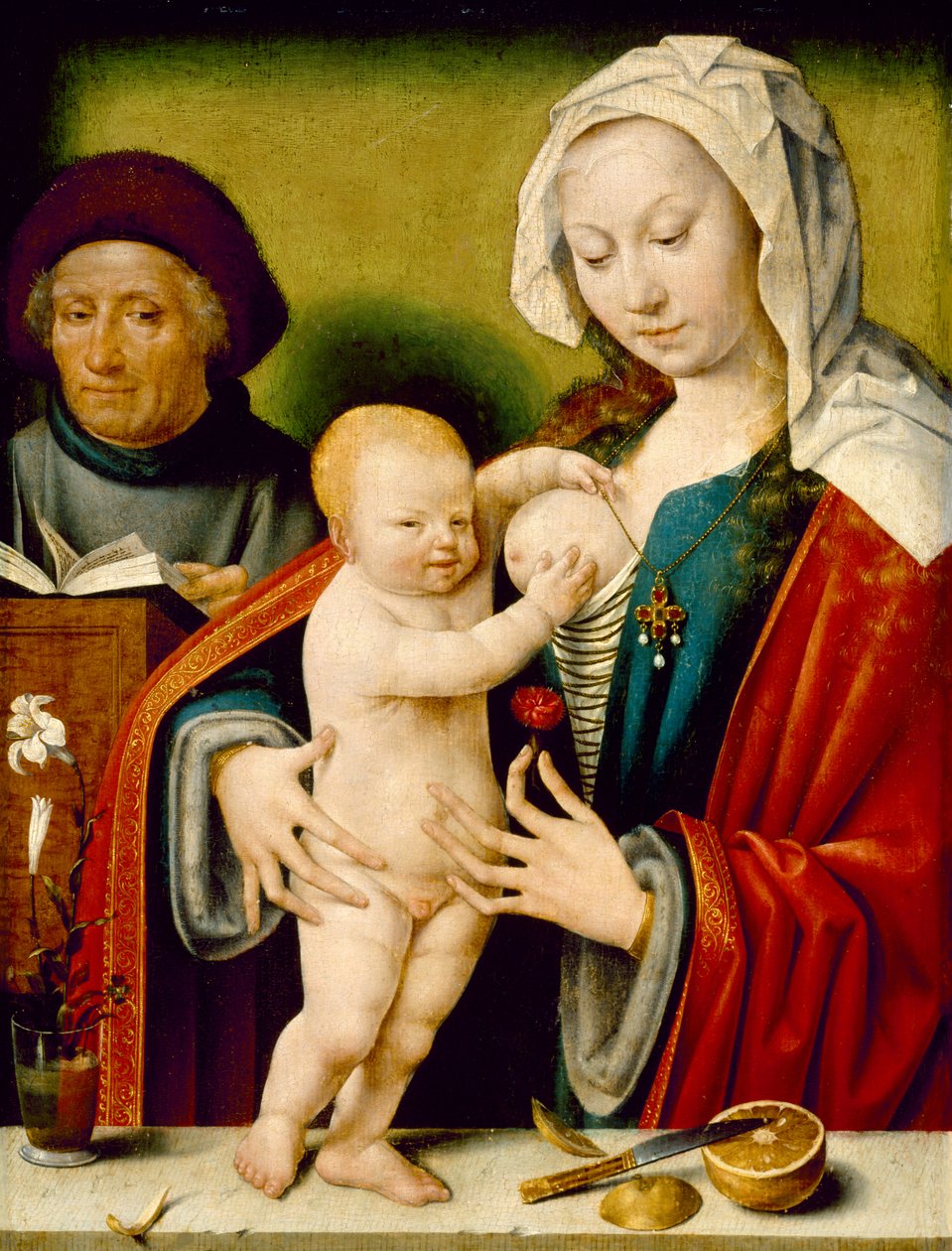 A Szent Család alkotó: Joos van and workshop Cleve